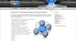 Desktop Screenshot of mat-tec.ch