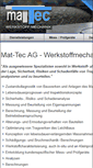 Mobile Screenshot of mat-tec.ch