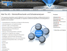 Tablet Screenshot of mat-tec.ch